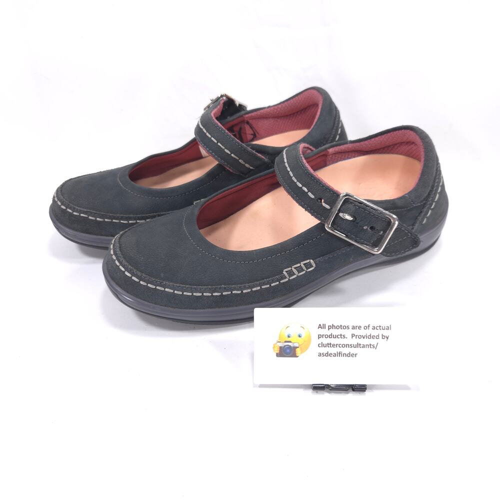 OrthoFeet Casual Mary Jane Othopedic Shoe Womens Size 8 Wide D 863 Green